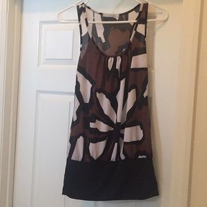 Geometric color block tank